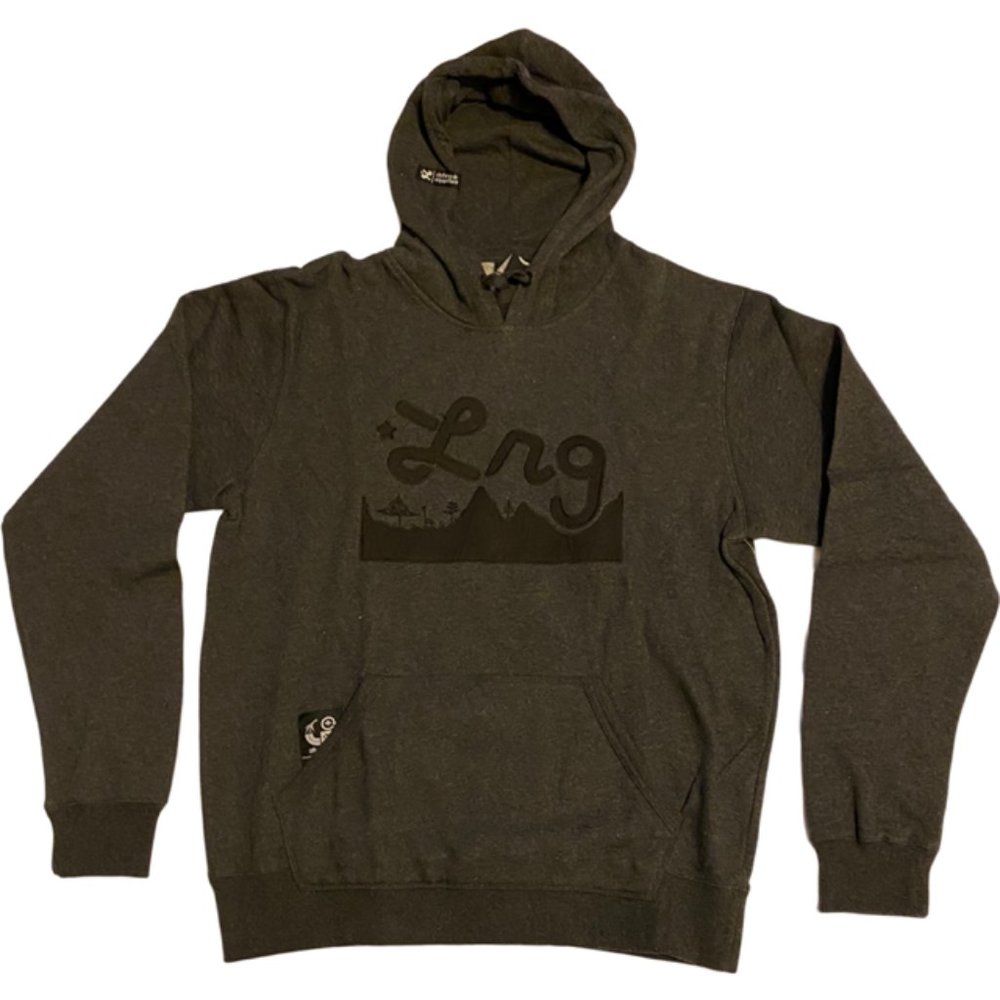 LRG Core Collection Pullover Hoodie Sweatshirt - Black Heather [M]